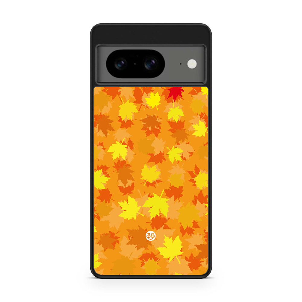 Google Pixel 8 Case - Orange leaves