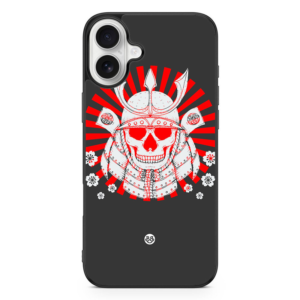 iPhone 16 Plus Case - Samurai skull