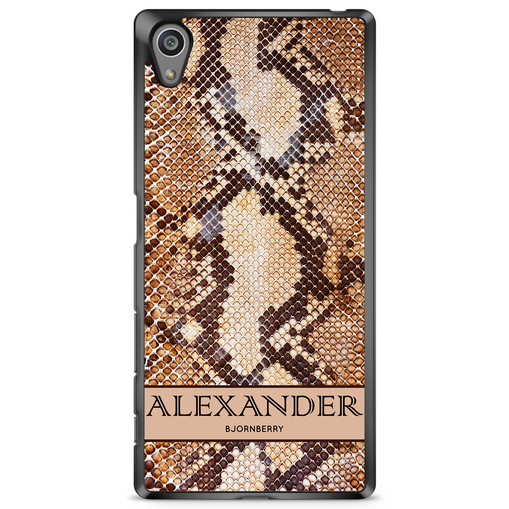 Sony Xperia Z5 Premium Case Custom - Brown Snake Name