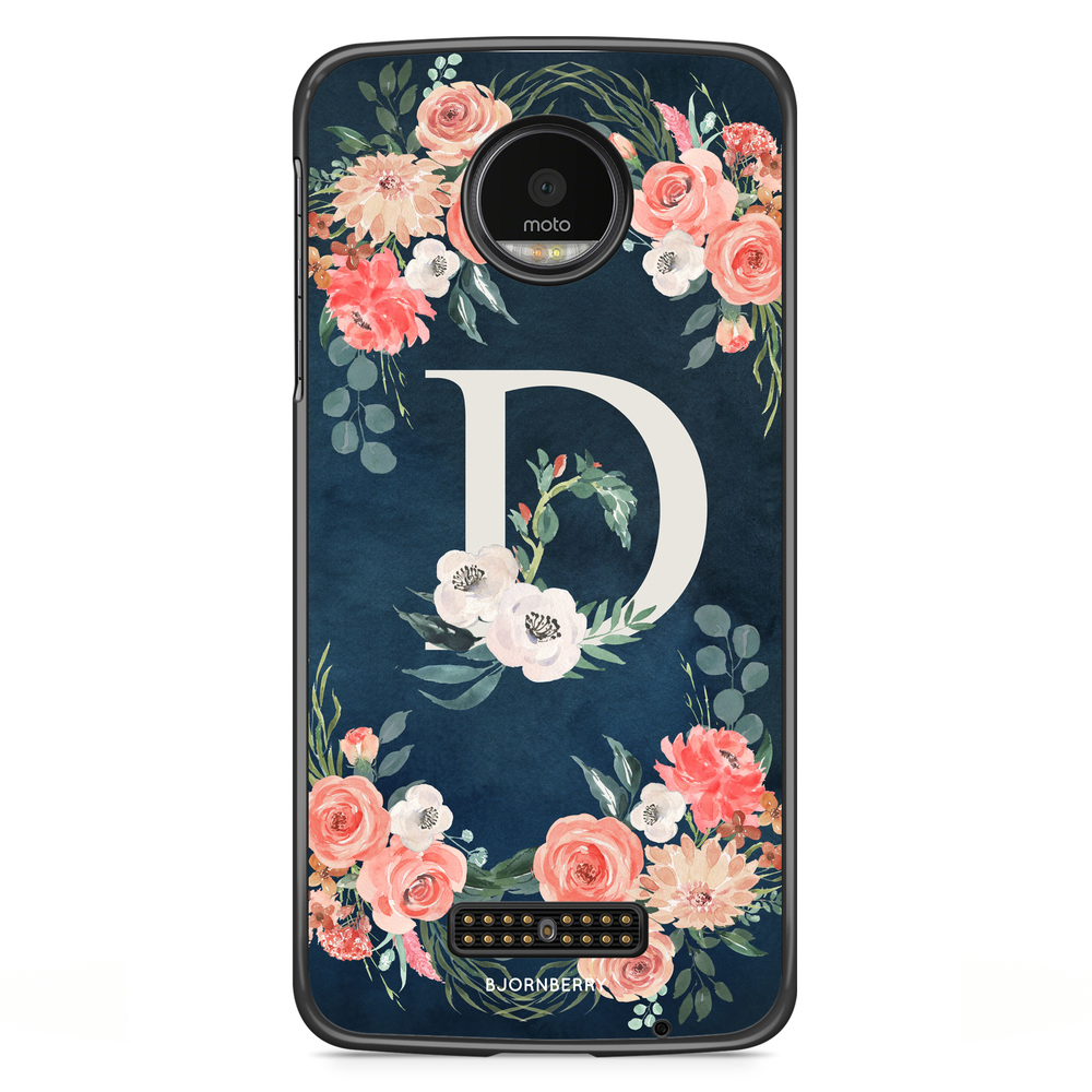 Moto Z2 Play Case - Monogram D