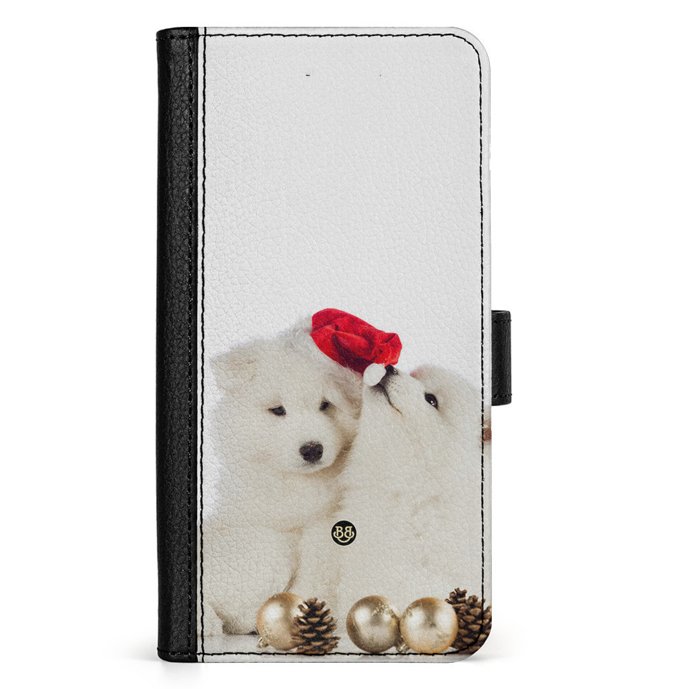 iPhone 16 Wallet Case - Christmas Dogs