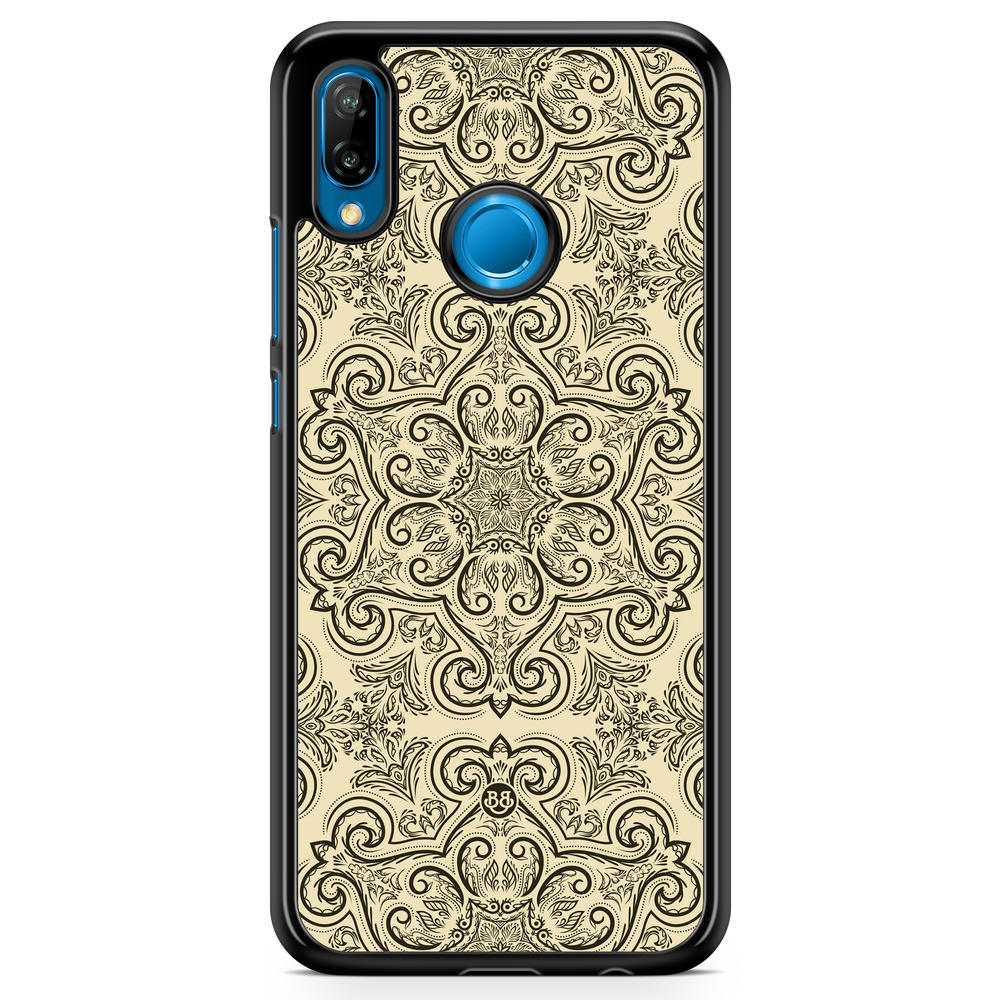 Huawei P20 Lite Case - Beige Retro Pattern