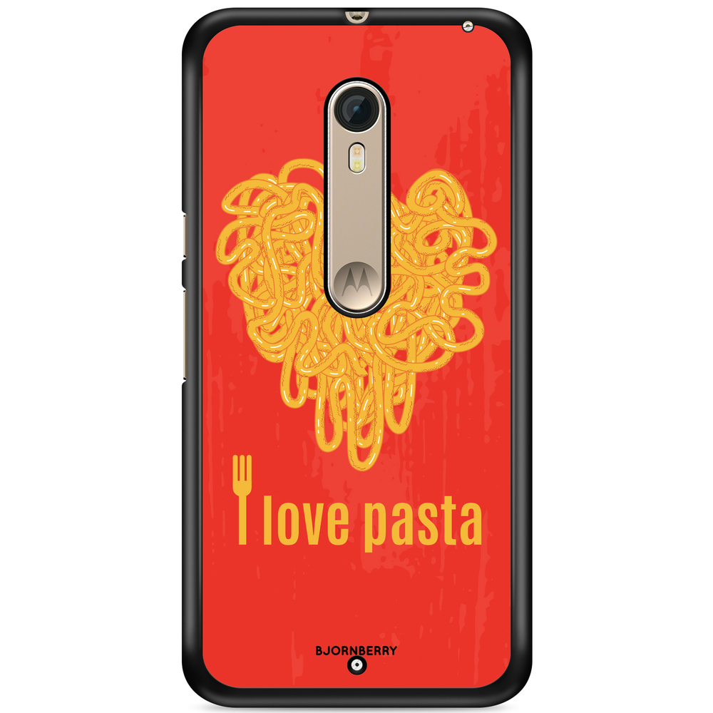 Moto X Style Case - I love pasta