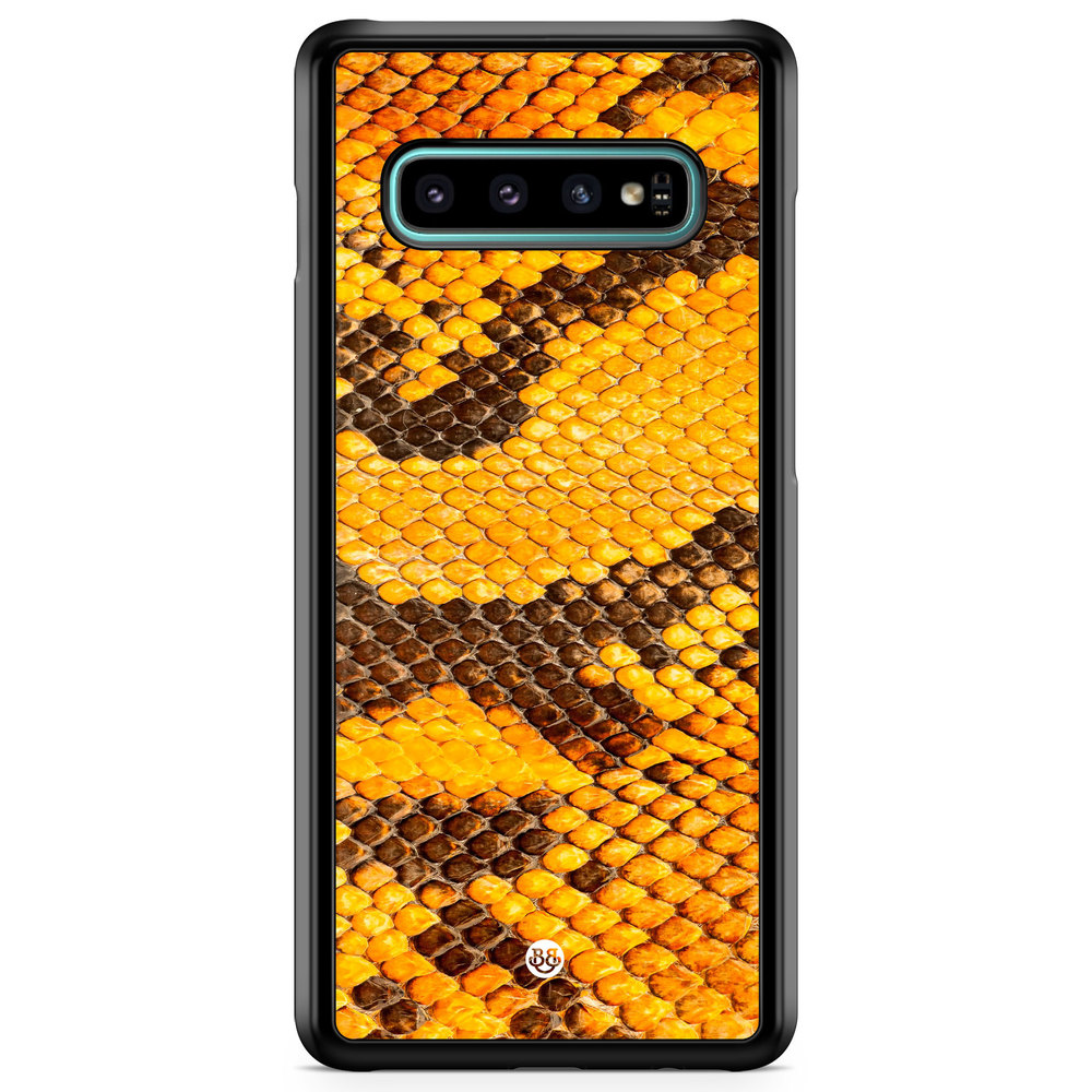 Samsung Galaxy S10 Plus Case - Yellow Snake