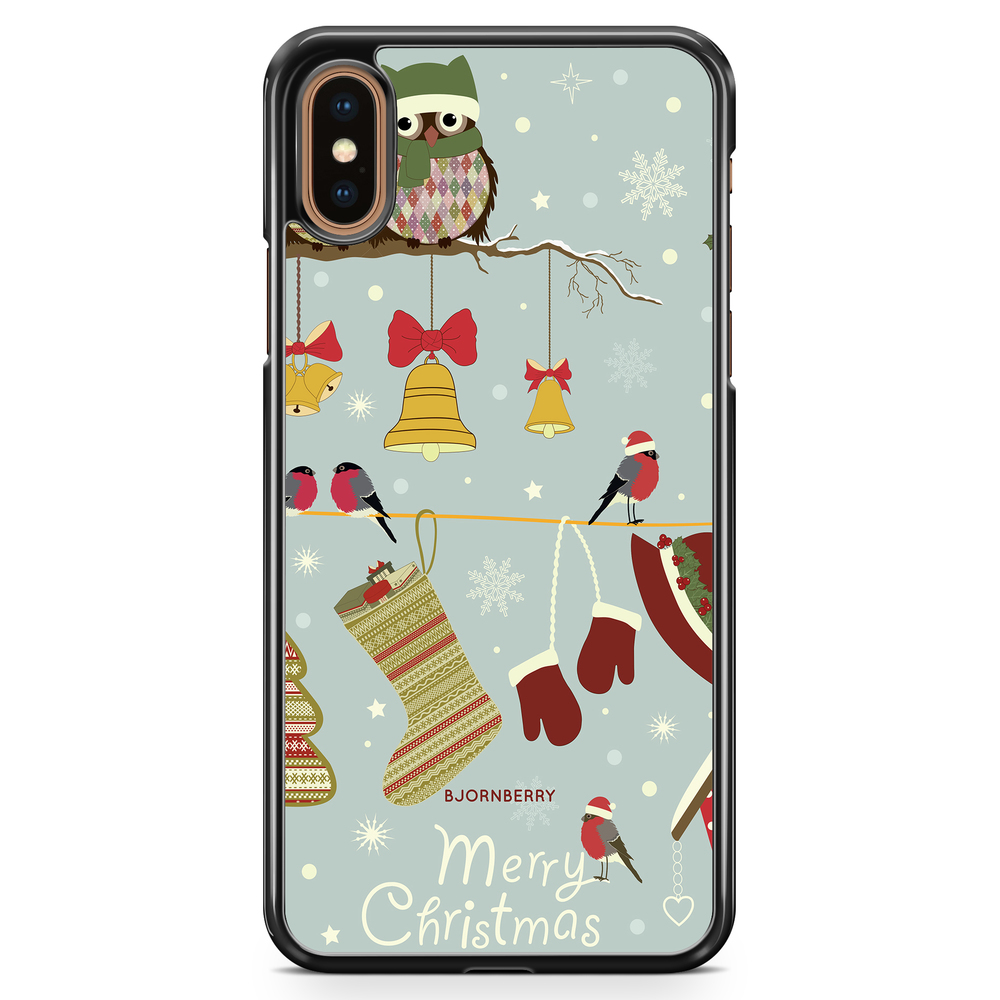 iPhone XS Max Case - Christmas Owls