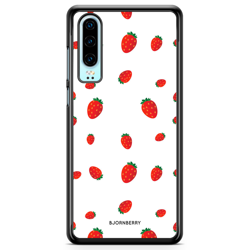Huawei P30 Case - Strawberry Pattern