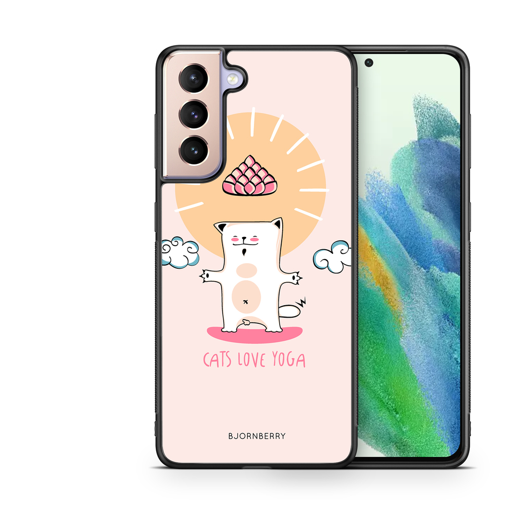Samsung Galaxy S21 FE 5G Case - Yoga Cat Nr1