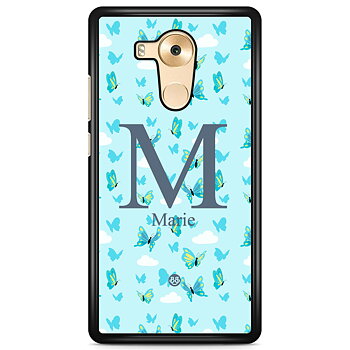 Huawei Mate 8 Case Custom - AWAKEN - Butterfly Blue