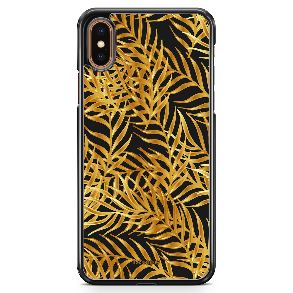 iPhone XS Max Case - Gold Palm