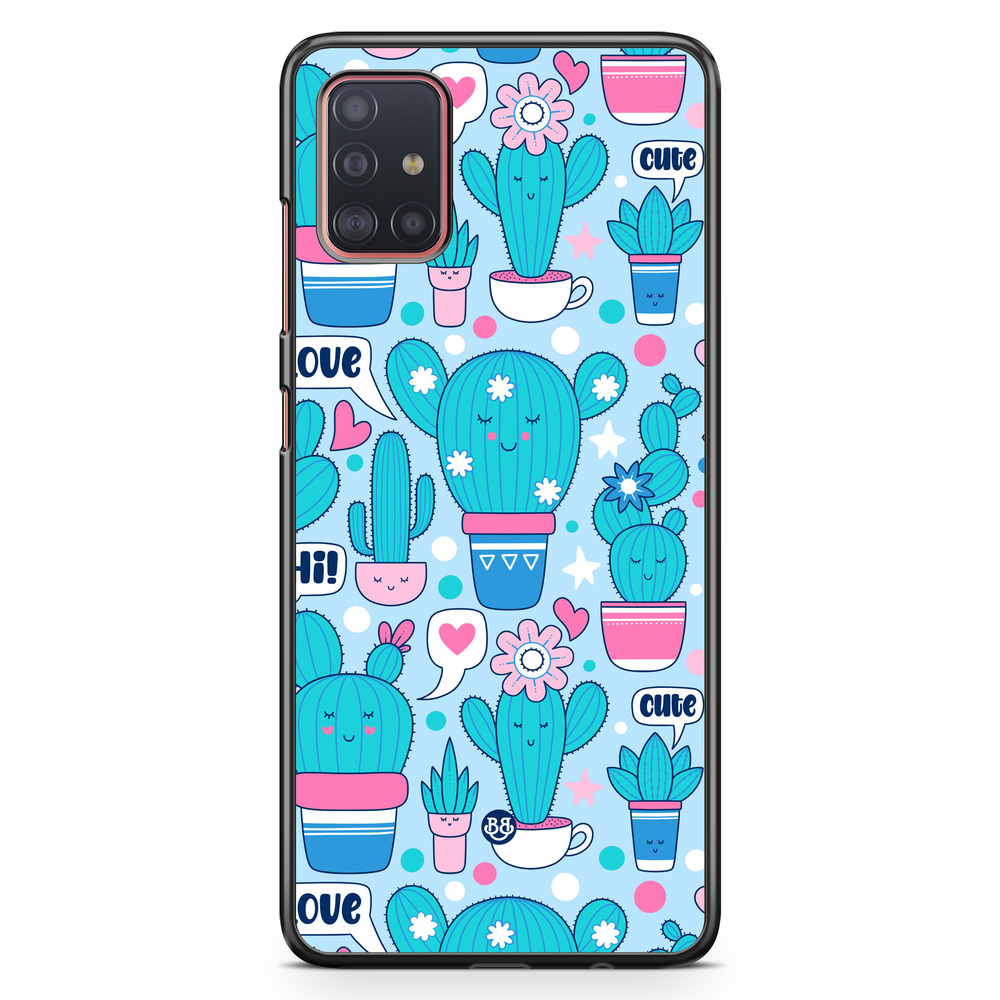 Samsung Galaxy A51 Skal - Söta Kaktusar