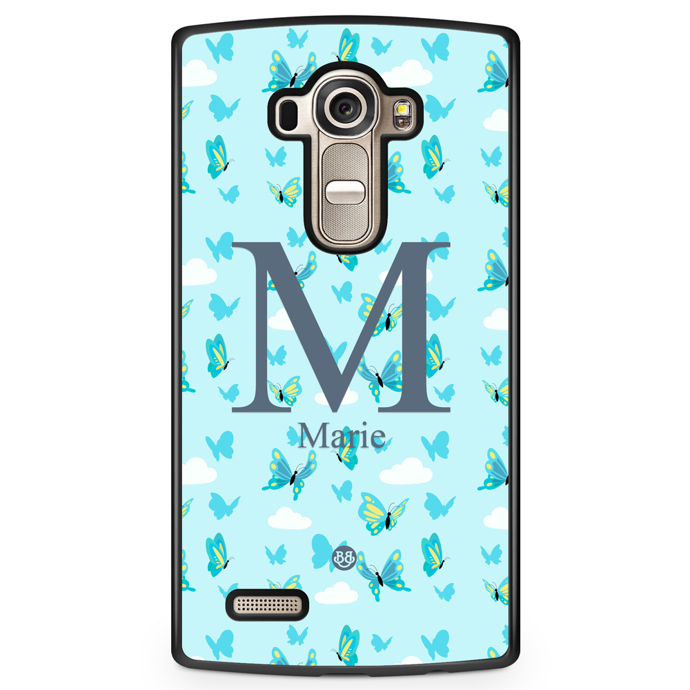 LG G4 Case Custom - AWAKEN - Butterfly Blue