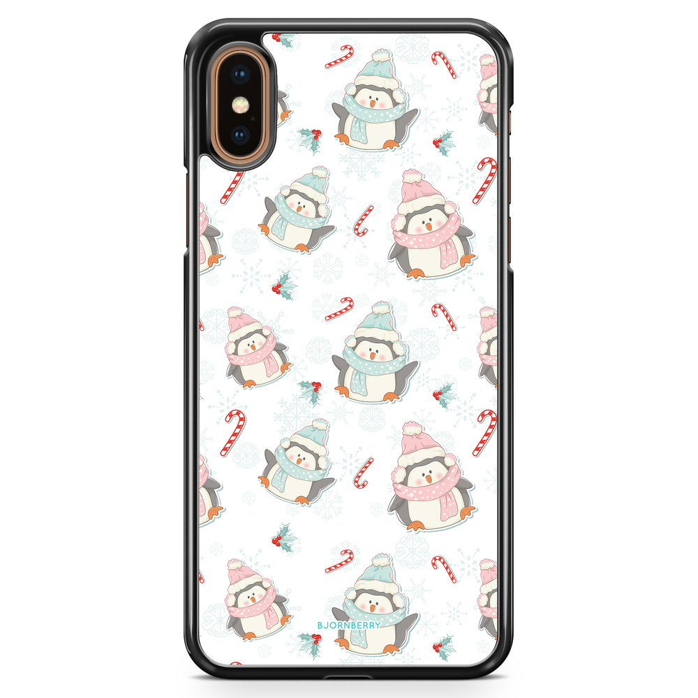 iPhone XS Max Case - Christmas Penguins