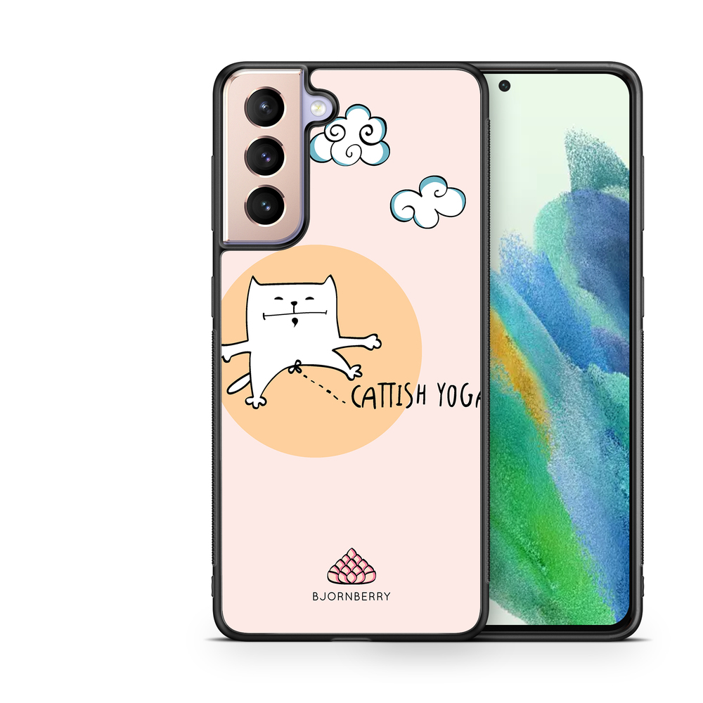 Samsung Galaxy S21 FE 5G Case - Cattish Yoga