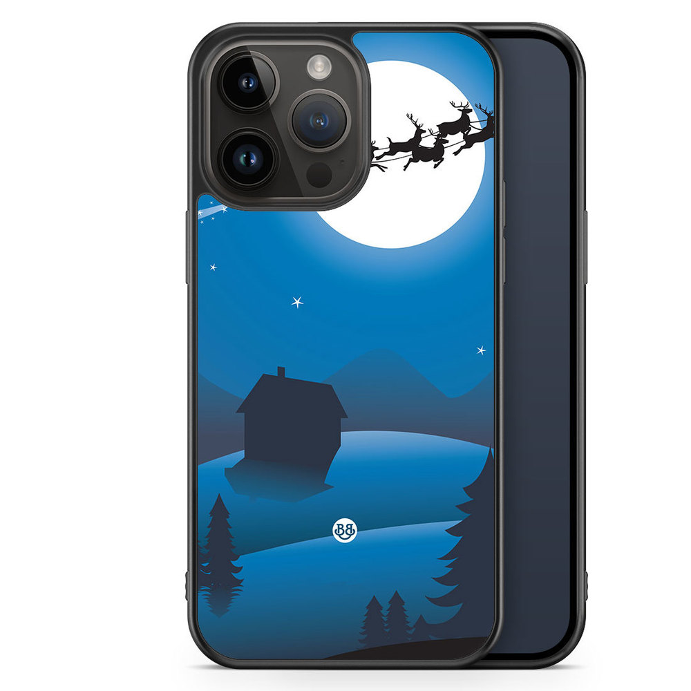 iPhone 14 Pro Max Case - Festive Sleigh