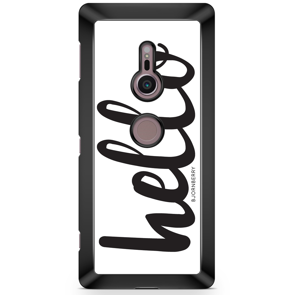 Sony Xperia XZ2 Case  - Hello Black