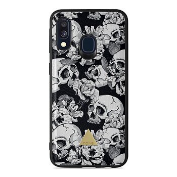 Naive Samsung Galaxy A40 (2019) Skal - Skulls & Roses