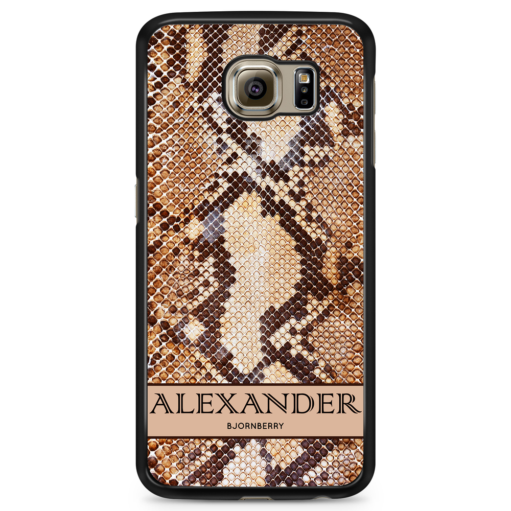 Samsung Galaxy S6 Edge+ Case Custom - Brown Snake Name