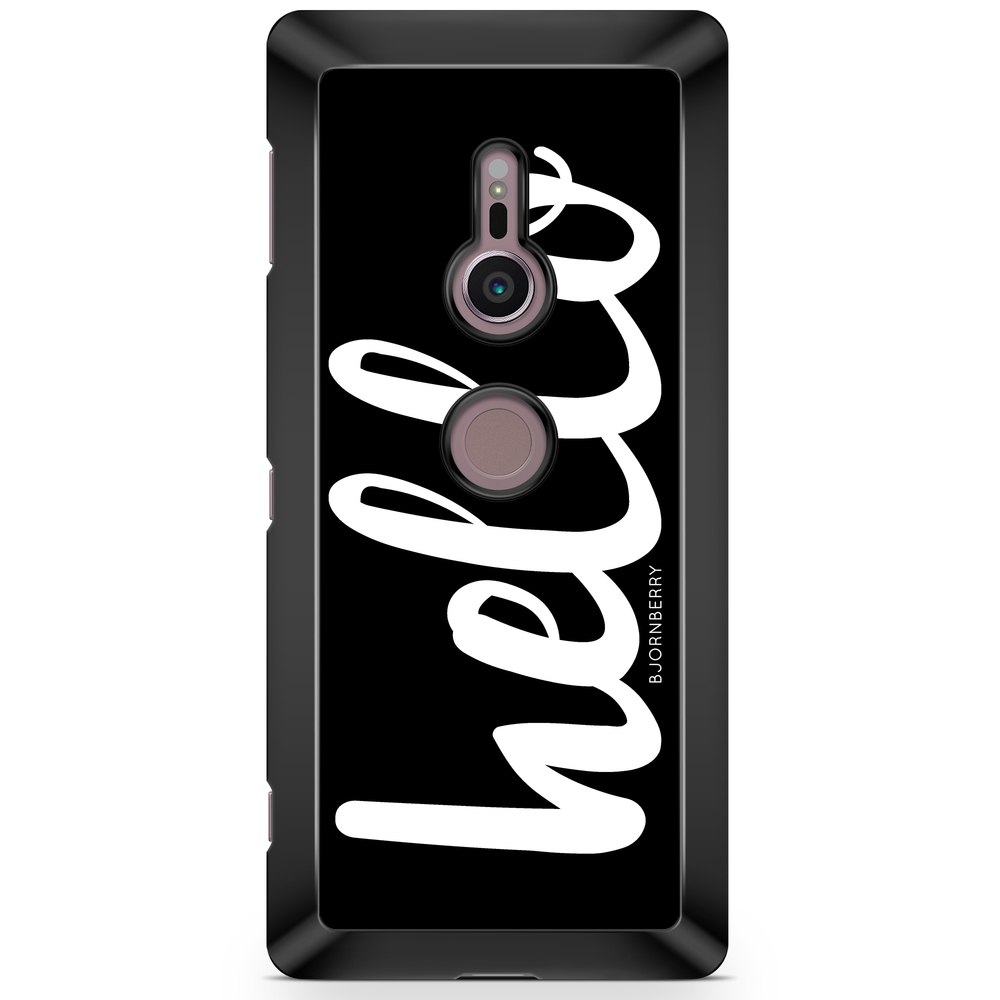 Sony Xperia XZ2 Case  - Hello White