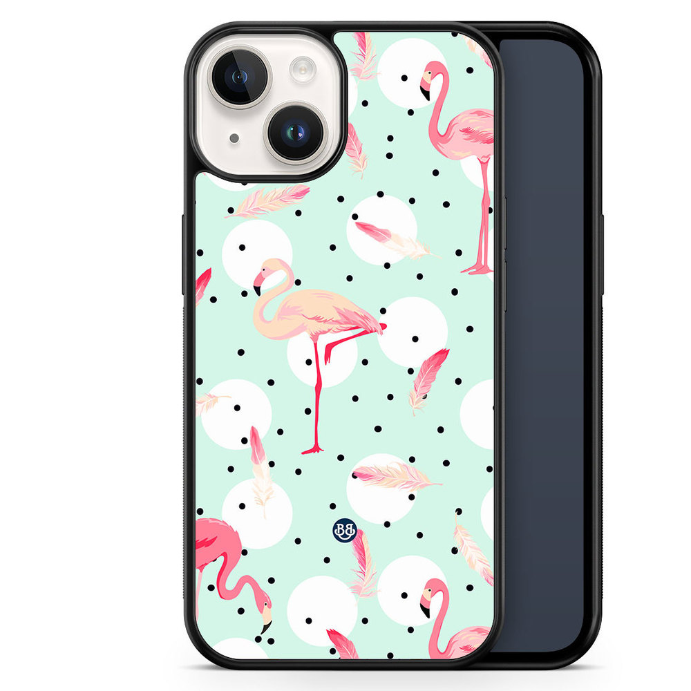 iPhone 14 Case - Flamingos