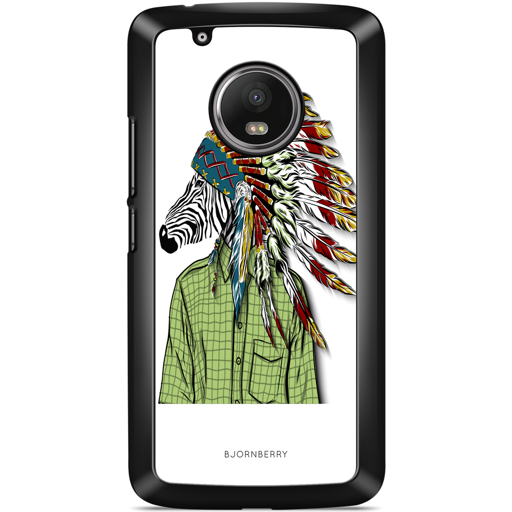 Moto G5 Plus Case - Hipster Zebra