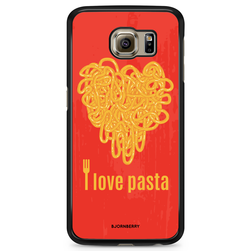 Samsung Galaxy S6 Edge Case - I love pasta