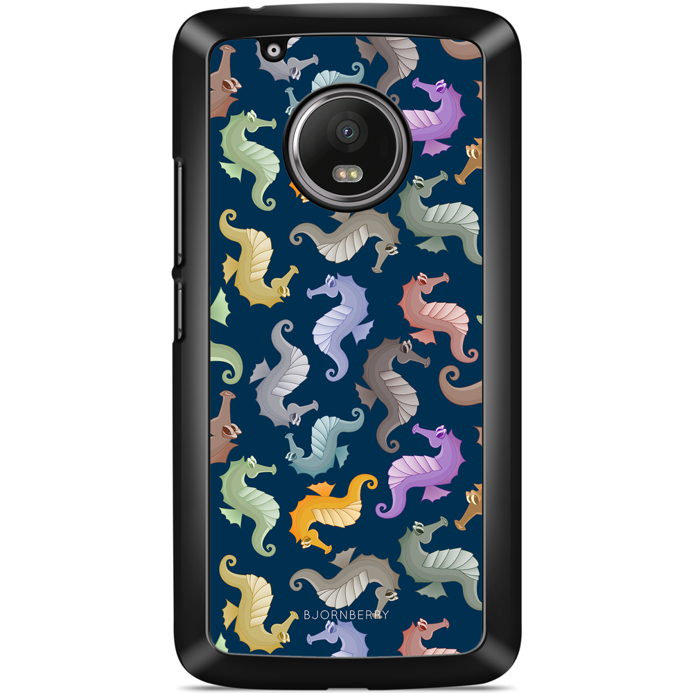Moto G5 Plus Case - Cartoon Sea-Horse