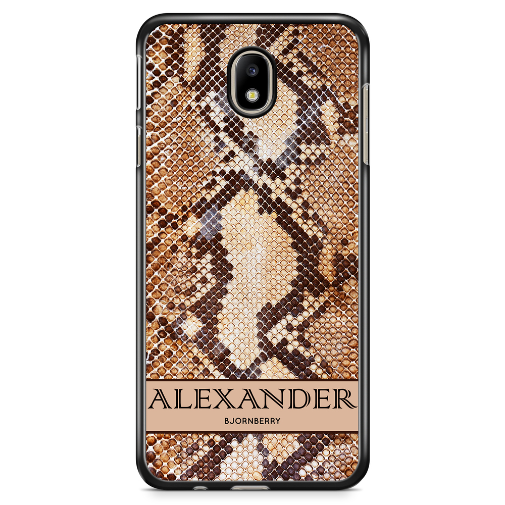 Samsung Galaxy J5 (2017) Case Custom - Brown Snake Name