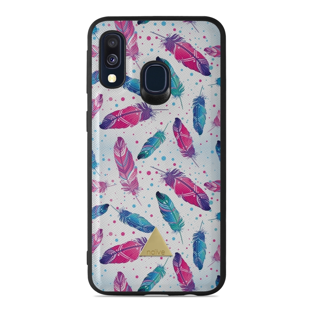 Naive Samsung Galaxy A40 (2019) Case - Feathers