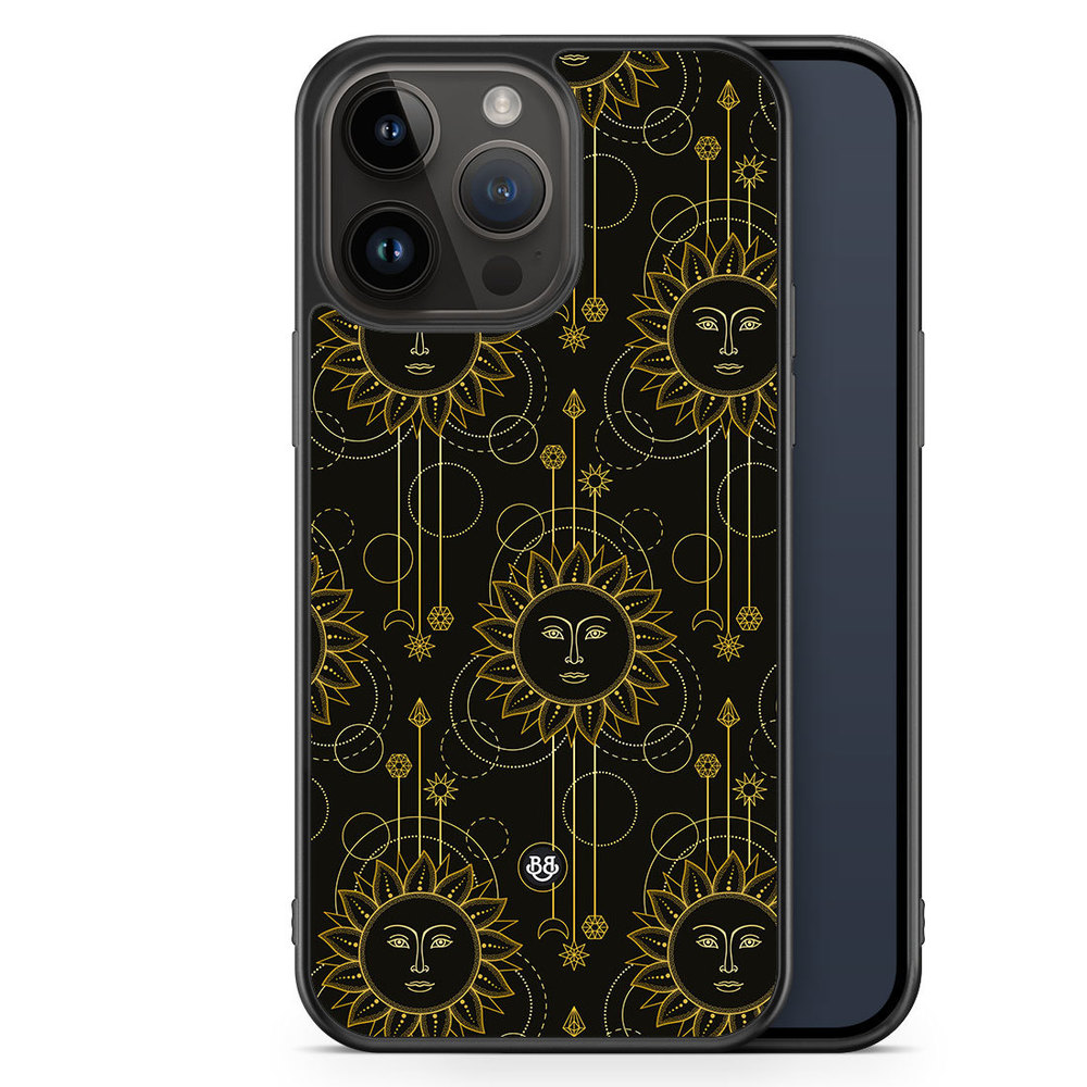iPhone 14 Pro Max Case - Gold Suns