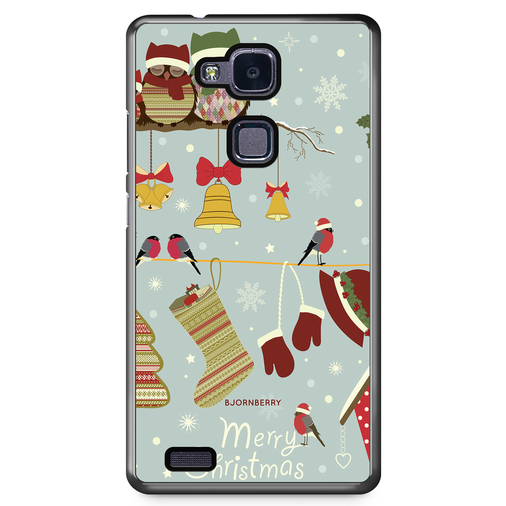 Huawei Honor 5X Case - Christmas Owls