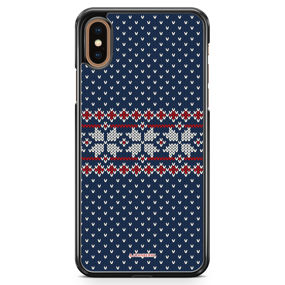 iPhone XS Max Case - Knitted Xmas