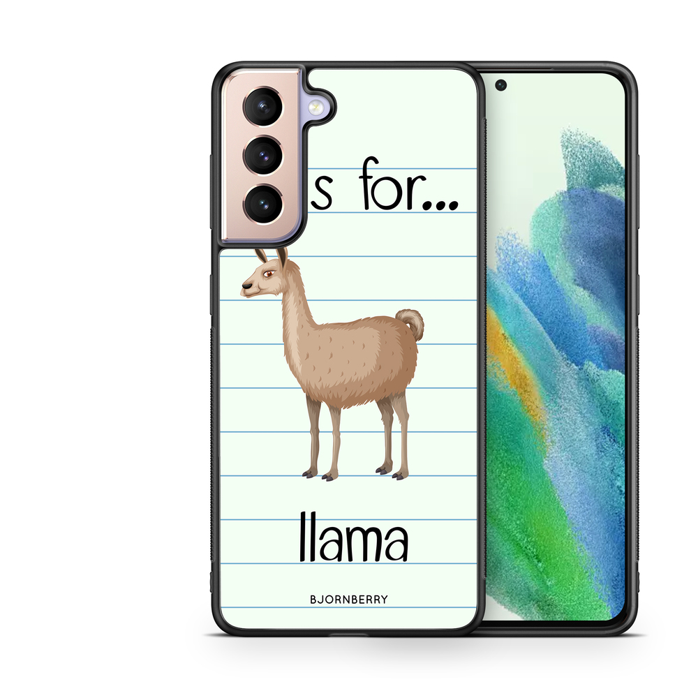 Samsung Galaxy S21 FE 5G Skal - L Is For Llama