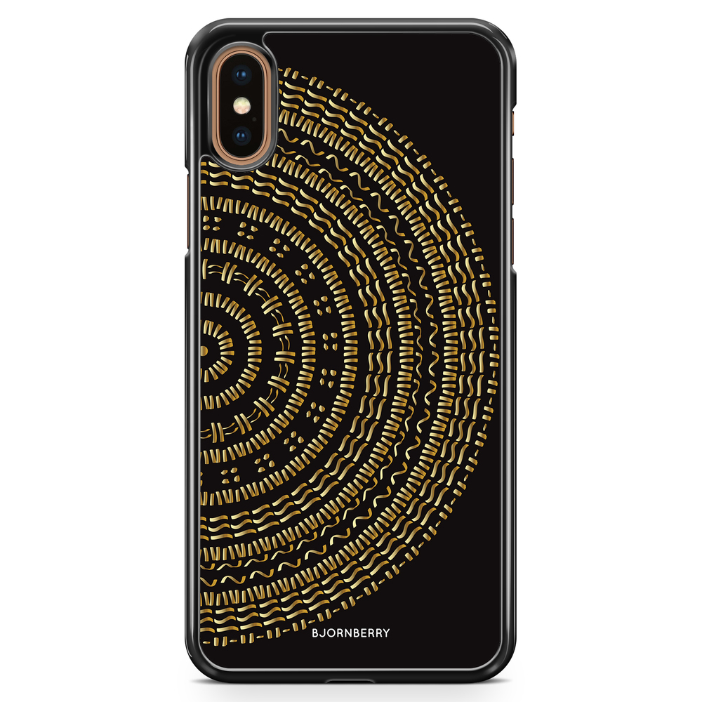 iPhone XS Max Case - Mandala Gold/Black