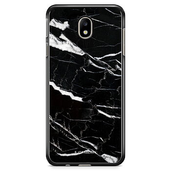 Samsung Galaxy J3 (2017) Skal - Svart Marmor