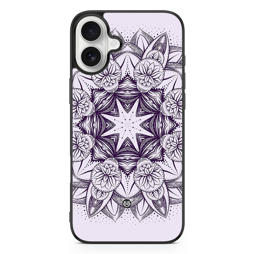 iPhone 16 Plus Case - Purple Mandala