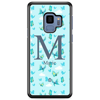 Samsung Galaxy S9 Case Custom - AWAKEN - Butterfly Blue