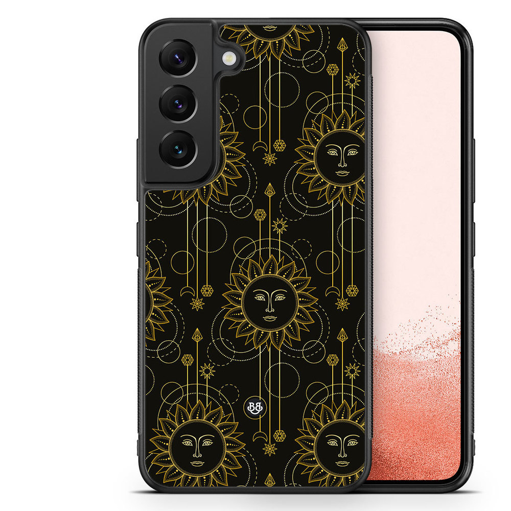 Samsung Galaxy S22 Plus 5G Case - Gold Suns