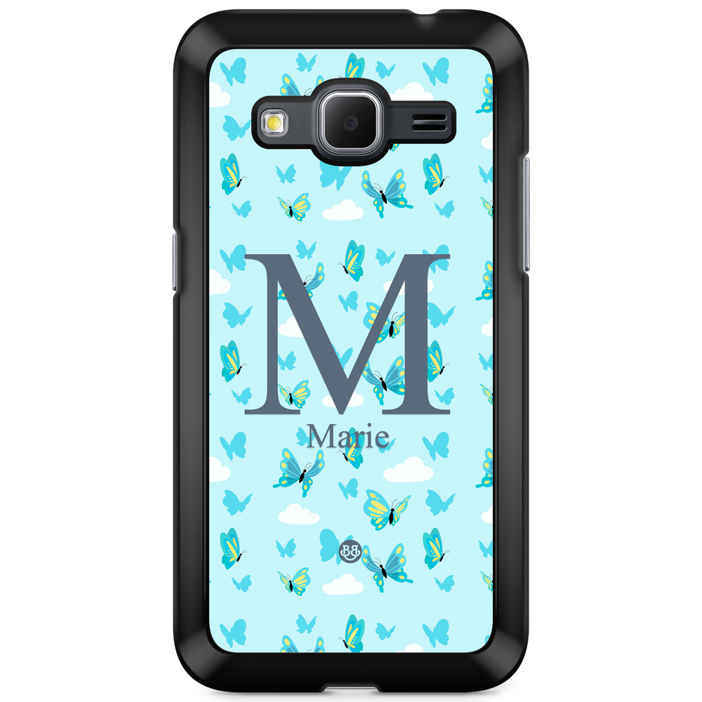 Samsung Galaxy Core Prime Case Custom - AWAKEN - Butterfly Blue