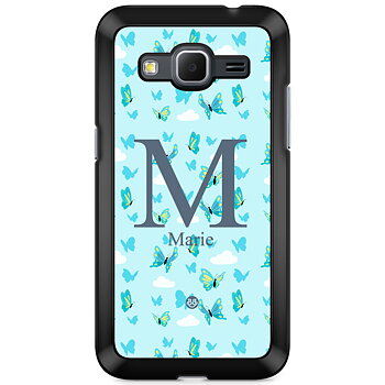 Samsung Galaxy Core Prime Skal Custom - AWAKEN - Butterfly Blue