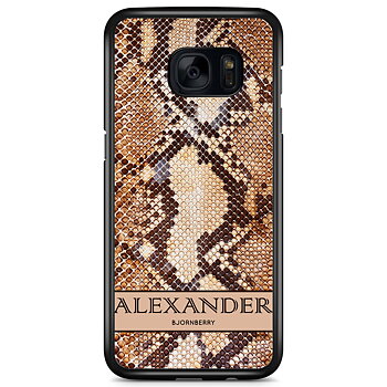 Samsung Galaxy S7 Skal Custom - Brun Orm Namn
