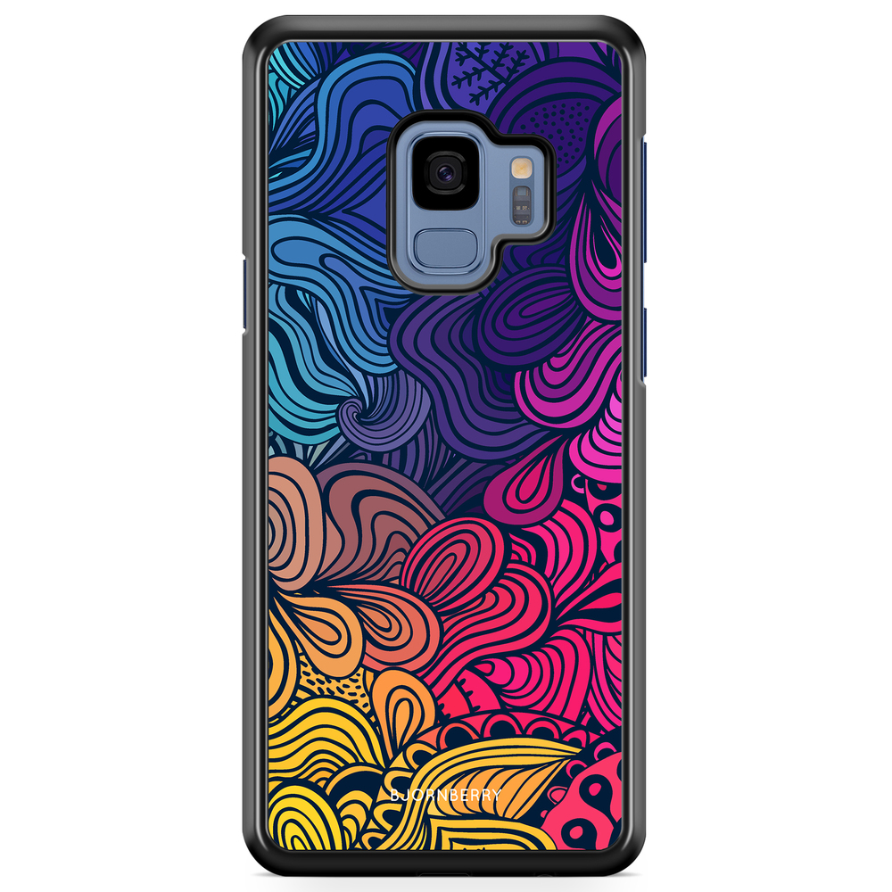 Samsung Galaxy S9 Case - Retro Flowers