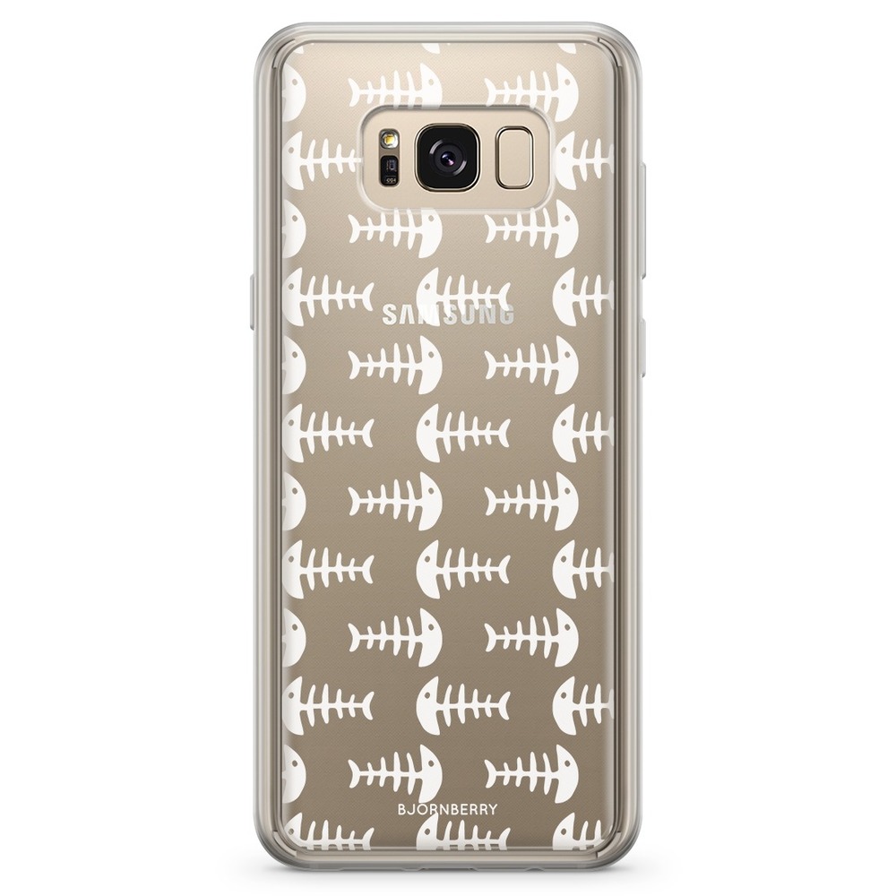 Samsung Galaxy S8 Fashion Case - Fish Skeleton