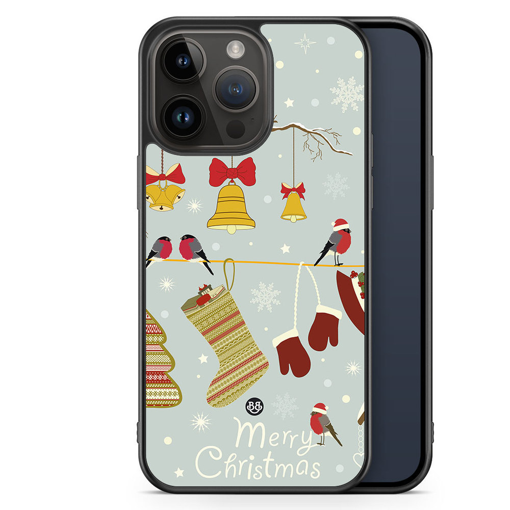 iPhone 14 Pro Max Case - Christmas Owls