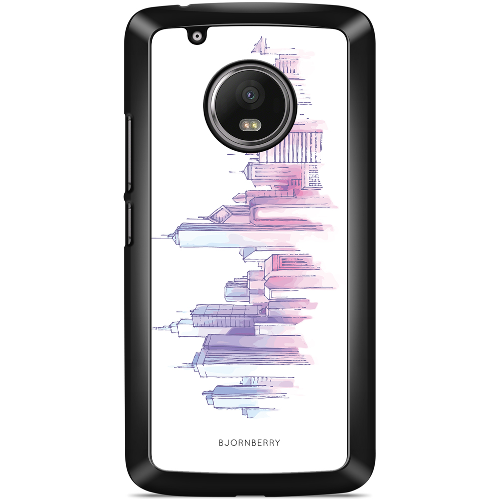 Moto G5 Plus Case - Watercolor Skyline