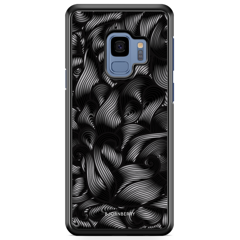 Samsung Galaxy S9 Case - Black Waves