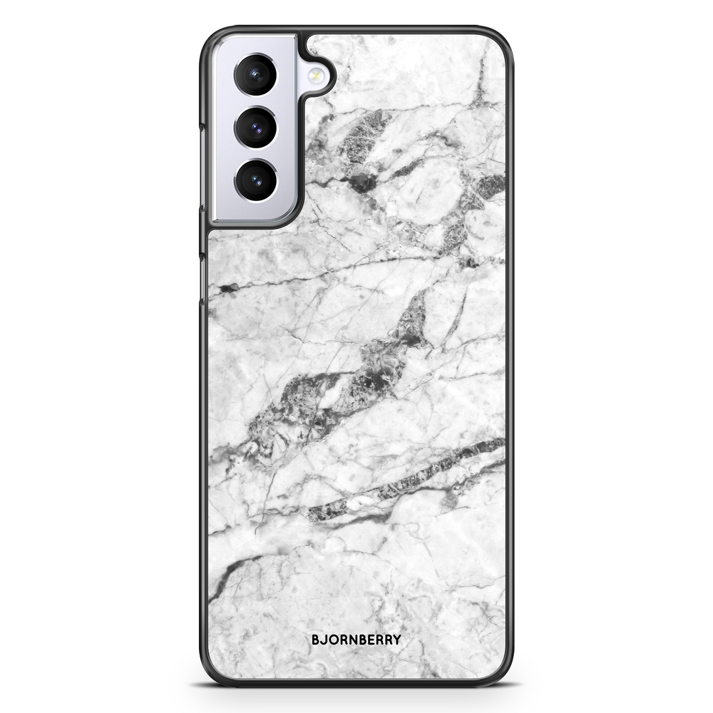 Samsung Galaxy S21 Plus Case - White Marble