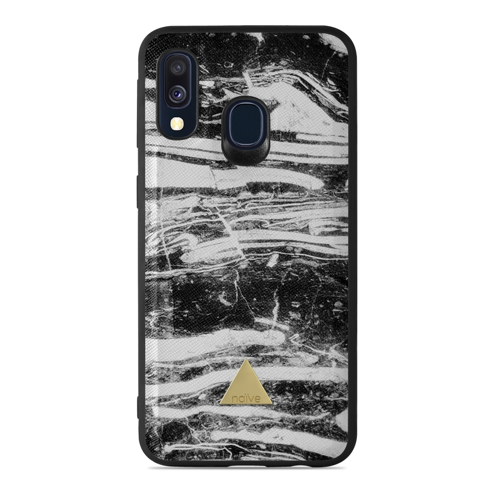 Naive Samsung Galaxy A40 (2019) Case - Black Storm