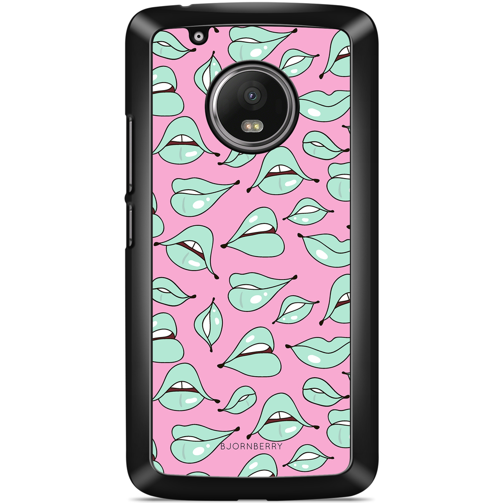 Moto G5 Plus Case - Green Lips