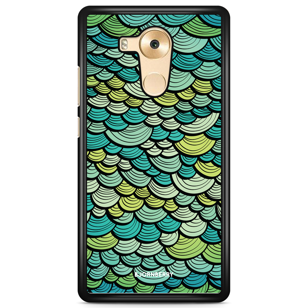 Huawei Mate 9 Pro Skal - Grön Sjöjungfrufjäll