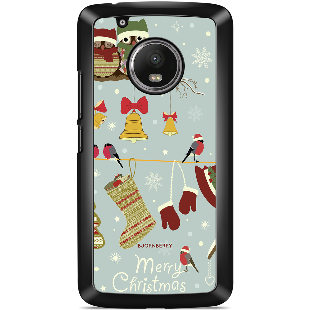 Moto G5 Plus Case - Christmas Owls
